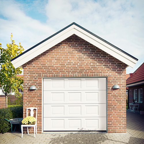 Garageport Advant Complete - Spegel 2400 x 2000, Eurocylinder