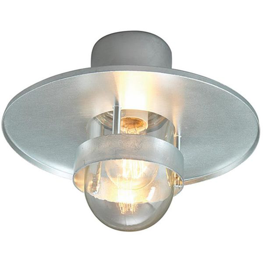 Norlys Bergen Takarmatur E27, IP55 Galvaniserad
