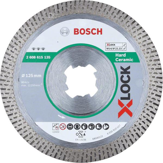 Bosch Best for Hard Ceramic Diamantkapskiva med X-LOCK 85 × 22,23 × 1,4 × 7 mm