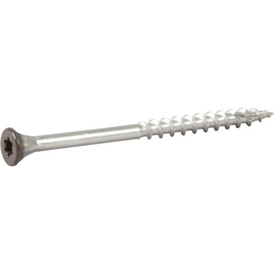 ESSVE 537365 Fasadskruv 4,4x65 mm, rostfri/syrafast A4, band. Brun, 250-pack