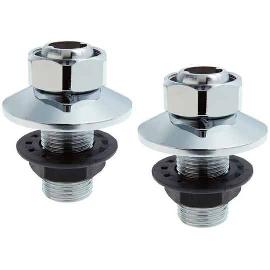 Trio Perfekta 3010030272 Anslutningskoppling för duschkabin, 2-pack