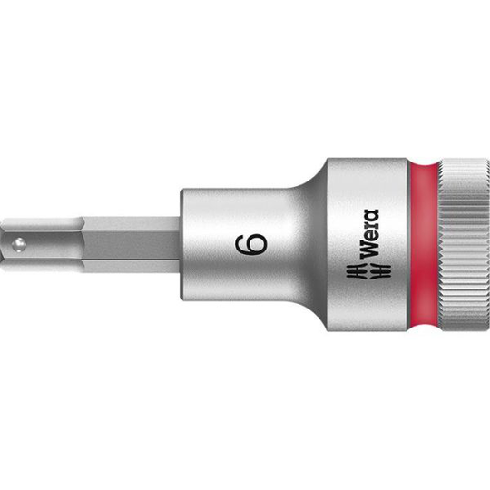 Wera 8740 C HF Insexhylsa 1/2" 6 mm, 60 mm lång