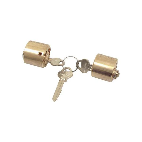 ASSA 712 Låscylinder med 3 nycklar, dubbel