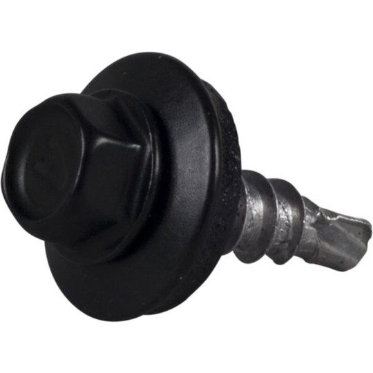 ESSVE 63248 Farmarskruv 5,5x20 mm, 6K-huv, BS, ALU Svart, 250-pack