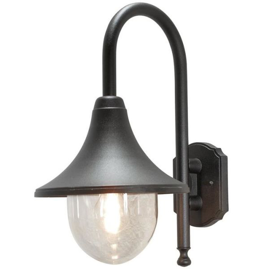 Konstsmide Bari Väggarmatur E27, 60W, svart