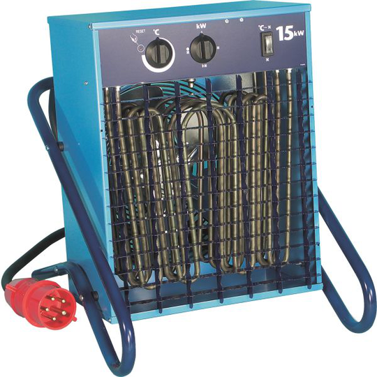El-Björn VF 15T Värmefläkt med timer, 15kW, 400V