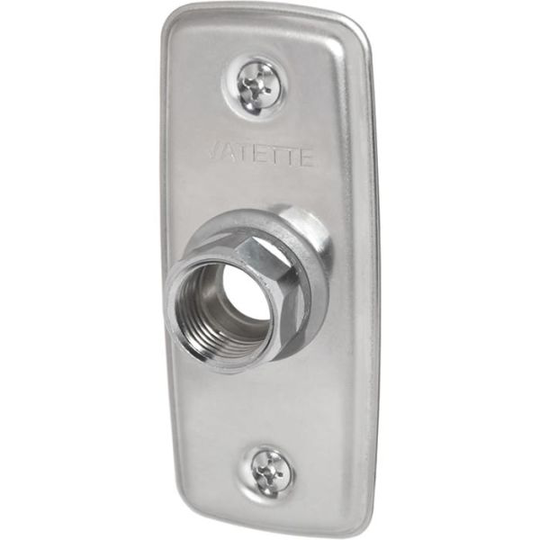 Vatette 8550649 Väggbricka 1-håls, 15 mm
