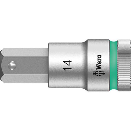 Wera 8740 C HF Insexhylsa 1/2" 14 mm, 60 mm lång