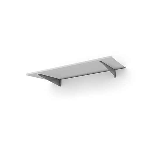 Entrétak Easy Collection - Flat Flat Rostfritt Stål, Flat Rostfritt Stål, Vit aluminium