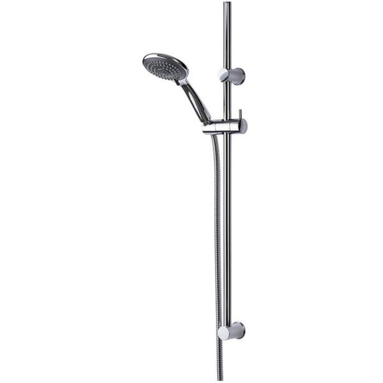 Adora Pompan Duschset Ø 100 mm, 3-strålig, krom, 1,75 m slang