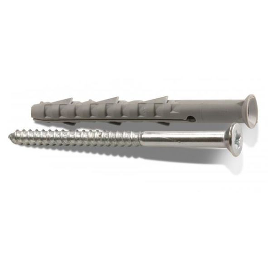 Heco 9605240 Fasadplugg försänk, förzinkad, 5-pack 10 x 115 mm
