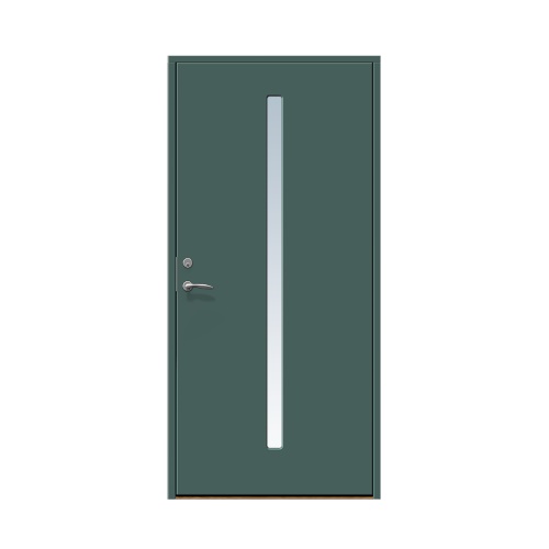 Enkeldörr till villa Åkarp 10 x 21, Högerhängd, Skogsgrön