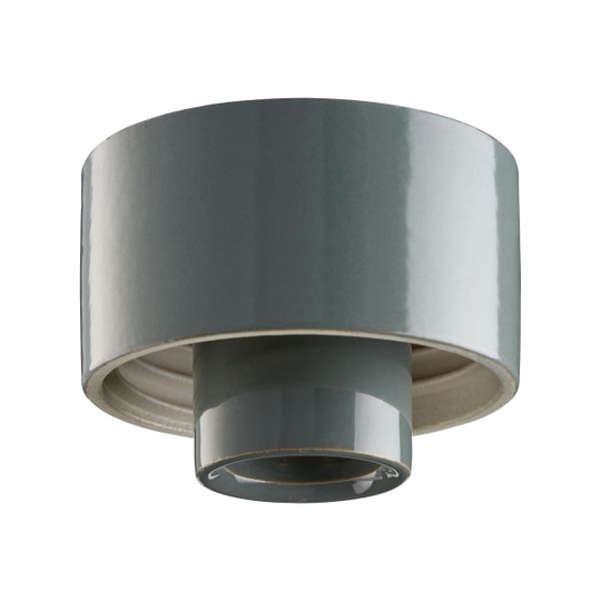 Ifö Electric 55717-000-12 Sockel rak, E27, IP44 Grå