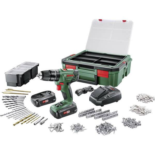 Bosch DIY PSR 1800 LI-2 + SystemBox Skruvdragare med batteri och laddare