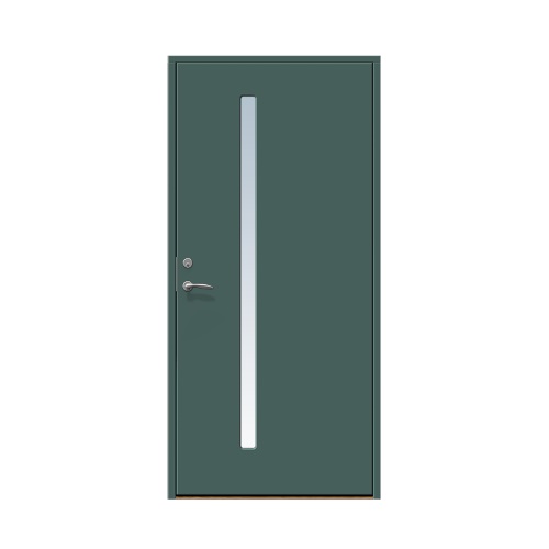 Enkeldörr till villa Hjärup 10 x 20, Högerhängd, Skogsgrön