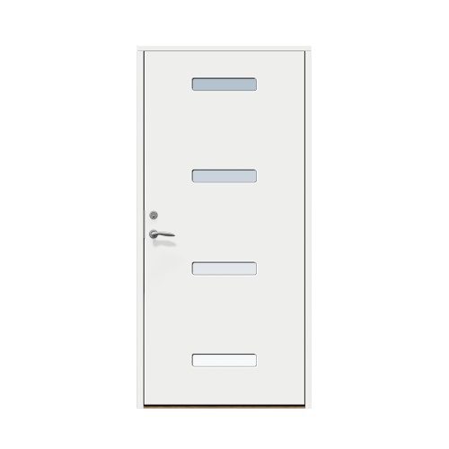 Enkeldörr till villa Mellby 10 x 20, Högerhängd, Vit