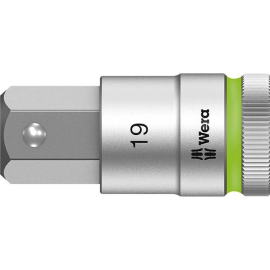 Wera 8740 C HF Insexhylsa 1/2" 19 mm, 60 mm lång