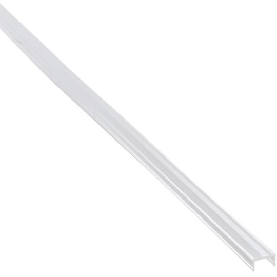 Hide-a-Lite U-profil Hög Täcklock till aluminiumprofiler, 2 m Klar