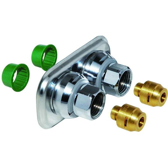 Vatette 1877944 Väggbricka 15 x 2,5 mm 2-rör