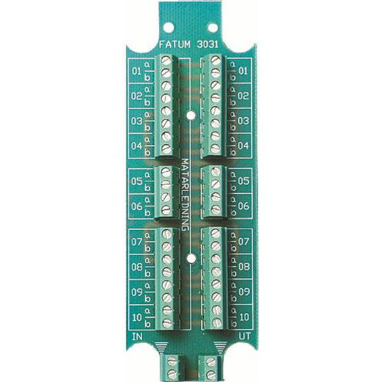 Alarmtech 3031.03 Teleplint 10 par Skruv/skruv