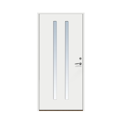 Enkeldörr till villa Oxie 9 x 20, Vänsterhängd, Vit