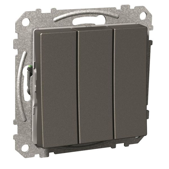 Schneider Electric Exxact Strömställare antracit 3x1-polig