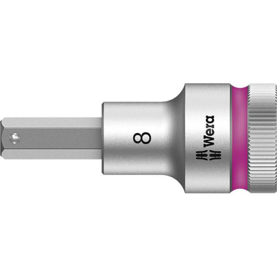 Wera 8740 C HF Insexhylsa 1/2" 8 mm, 60 mm lång