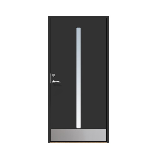 Enkeldörr till villa Åkarp 9 x 20, Högerhängd, Svart