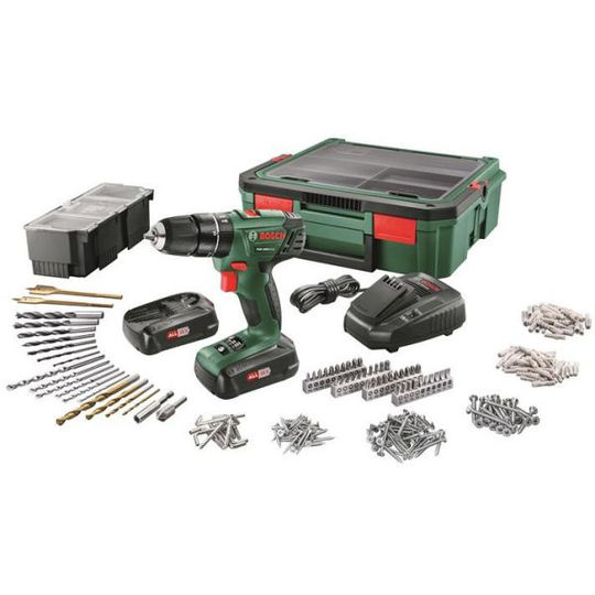 Bosch DIY PSR 1800 + SystemBox Skruvdragare med batteri och laddare