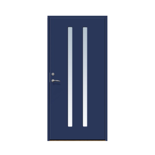 Enkeldörr till villa Oxie 10 x 21, Högerhängd, Marinblå