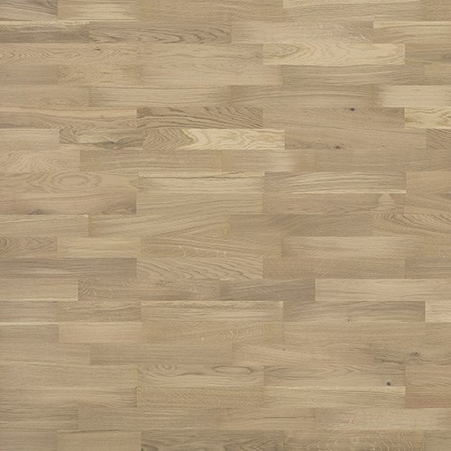 Provbit parkett Ek 3-stav Bianco