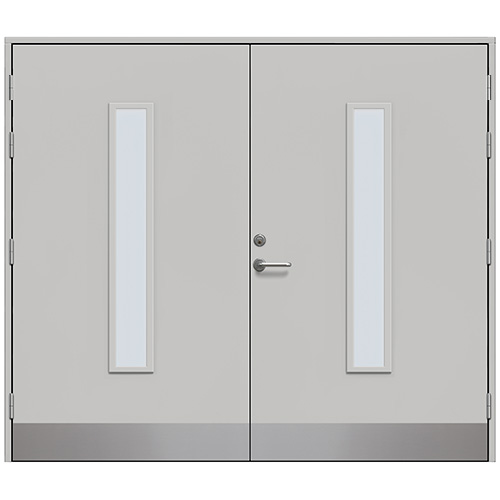 Slagport Stehag 2500 x 2000 mm, Frostat glas, Ljusgrå