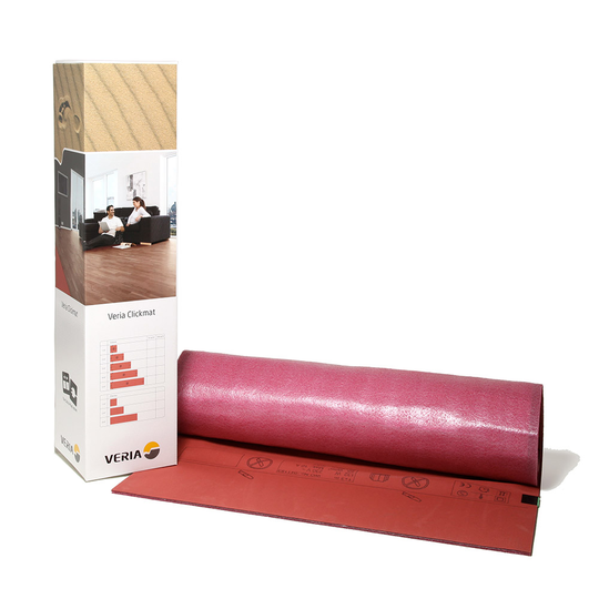 Golvvärmematta Veria Clickmat 100 W 4 m²