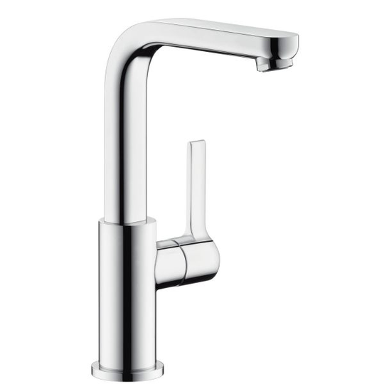 Hansgrohe Metris S Tvättställsblandare med push-openventil