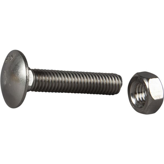 ESSVE 550412 Vagnsbult syrafast, A4 M8 x mm, 2-pack