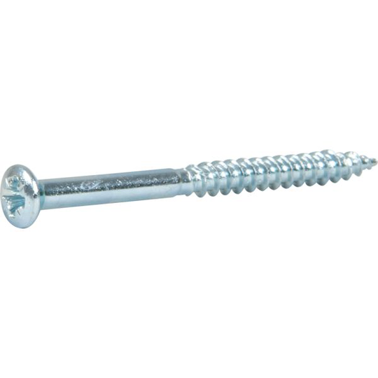 ESSVE 552638 Strömbrytarskruv 3 mm Ø, elförzinkad, 100-pack 38 mm