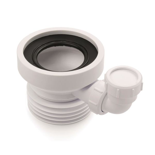 Jafo X-TRA 110 WC-stos 110 mm, med extra inlopp