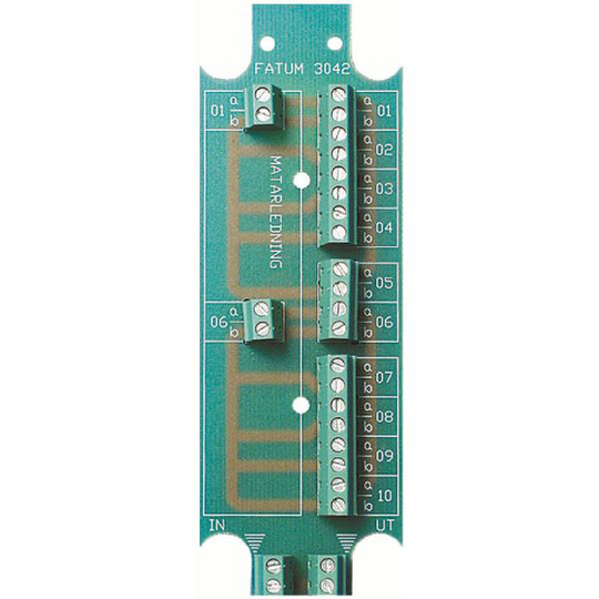 Alarmtech 3042.03 Byglingsplint 2 x 1-5 par Skruv/skruv