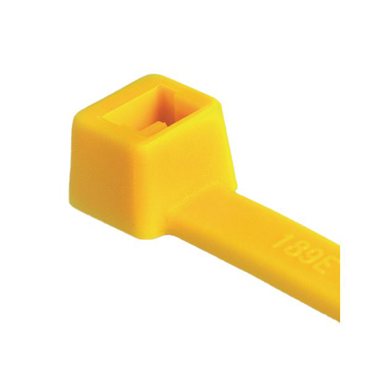 Hellermann Tyton T50R YE Buntband 4,6 x 200 mm, 100-pack Gul