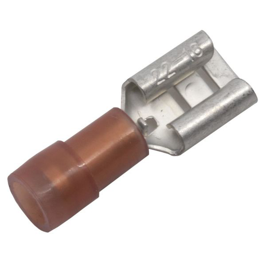 Abiko KA1507FLS-CP Kabelsko flatstifthylsa, 10-pack