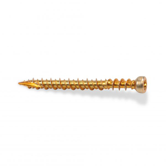 Heco 9620001 Listskruv gulkrom, torx 3,9 x 57 mm, 100-pack