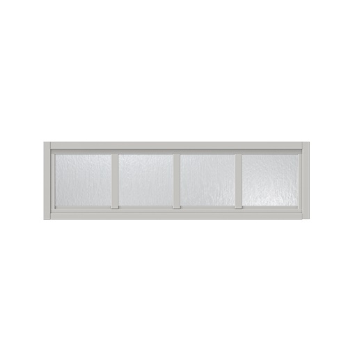 Överljus med spröjs Näs 10x3, Ljusgrå, Cotswoldglas
