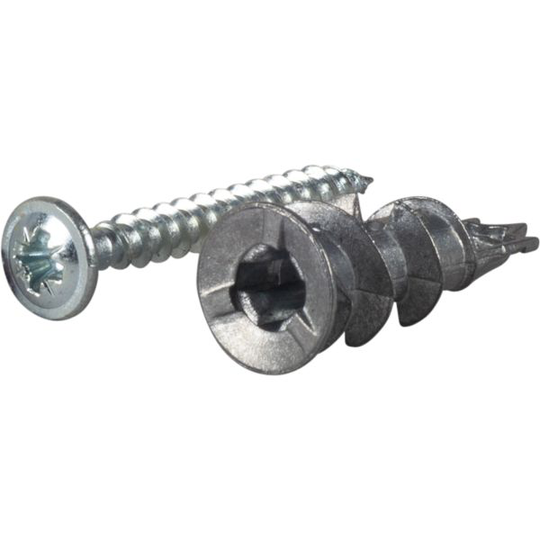 ESSVE Driva Gipsankare TF12, zink, 20-pack