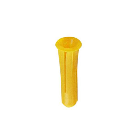 Thuresson Fastening 13842 Plastplugg för infästning i skiva/betong BRUN 8 x 40 mm, + skruv, 5-pack