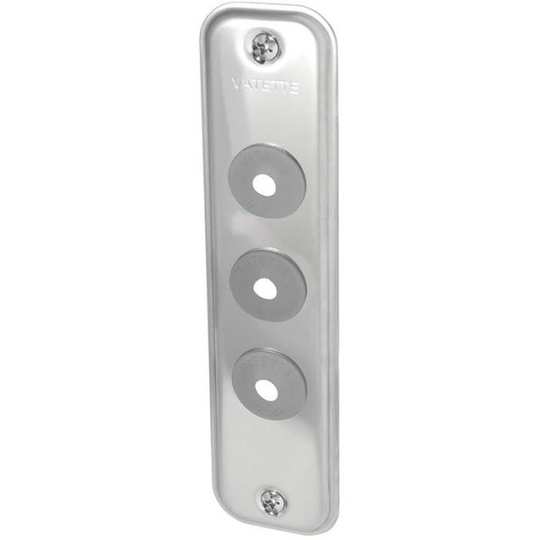 Vatette 8550625 Väggbricka 3-rör, 10-18 mm