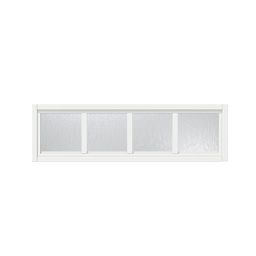 Överljus med spröjs Näs 13x3, Vit, Cotswoldglas