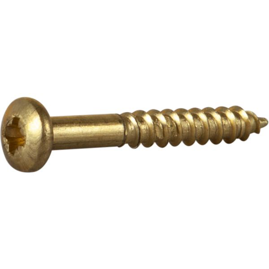 ESSVE 525090 Träskruv TKX, mässing 4 x 30 mm, 6-pack