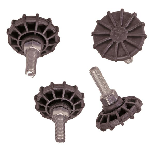 Eurolan 60A-24-18 Nivåfot för Wall Cabinets, 4-pack
