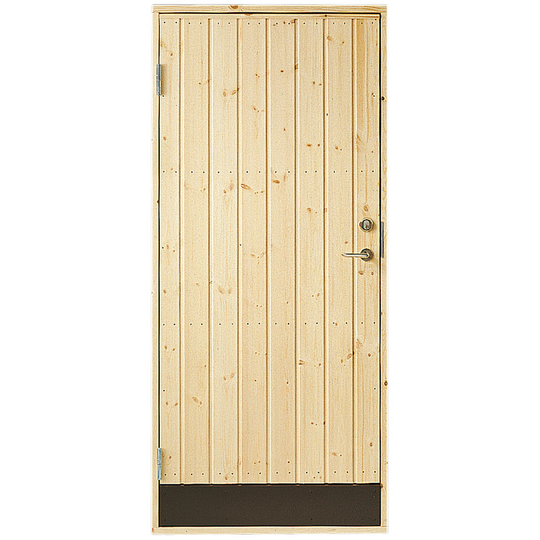 Dörr 10° panel Jabo Förrådsdörr 8 x 19, Vänster