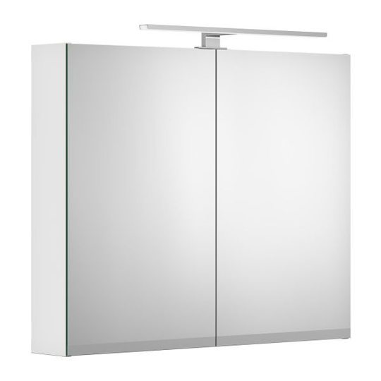 Gustavsberg Artic Spegelskåp 80 cm, integrerat eluttag Vit